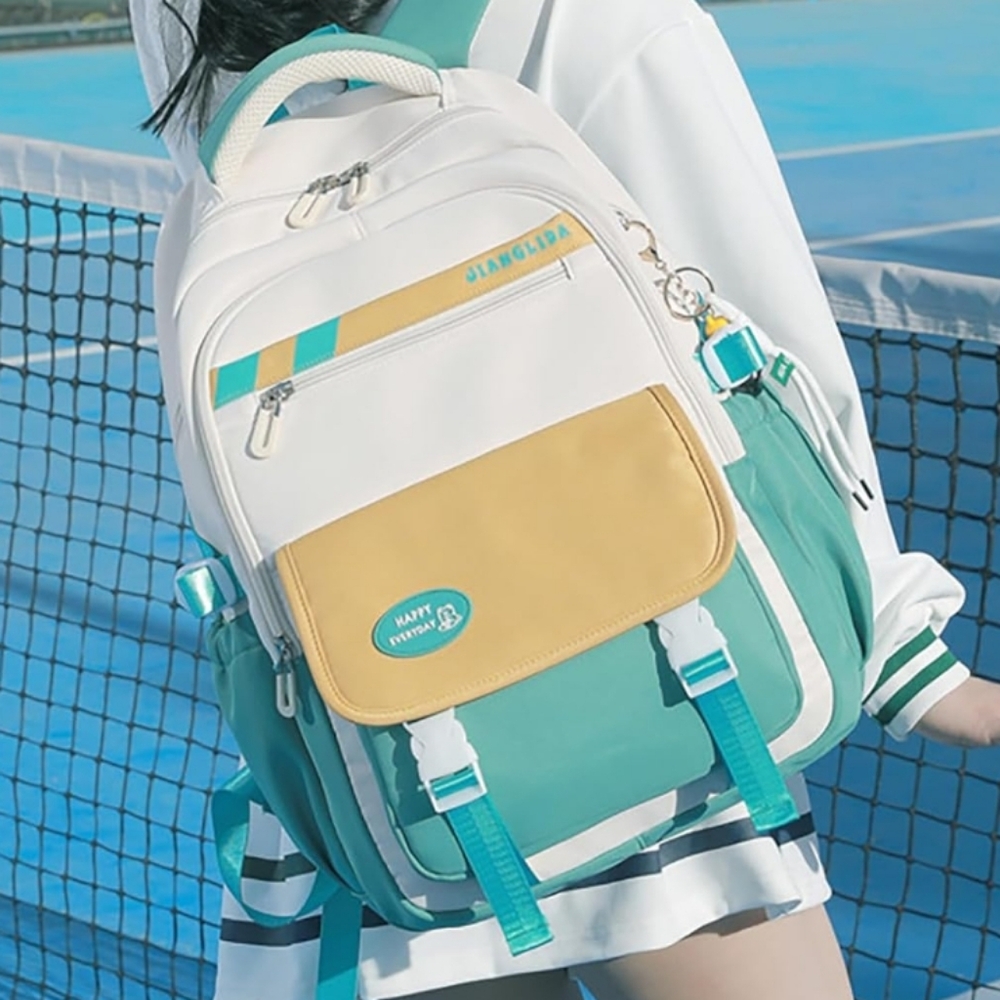 Stylish Multicolor Backpack - Picture 5 of 8